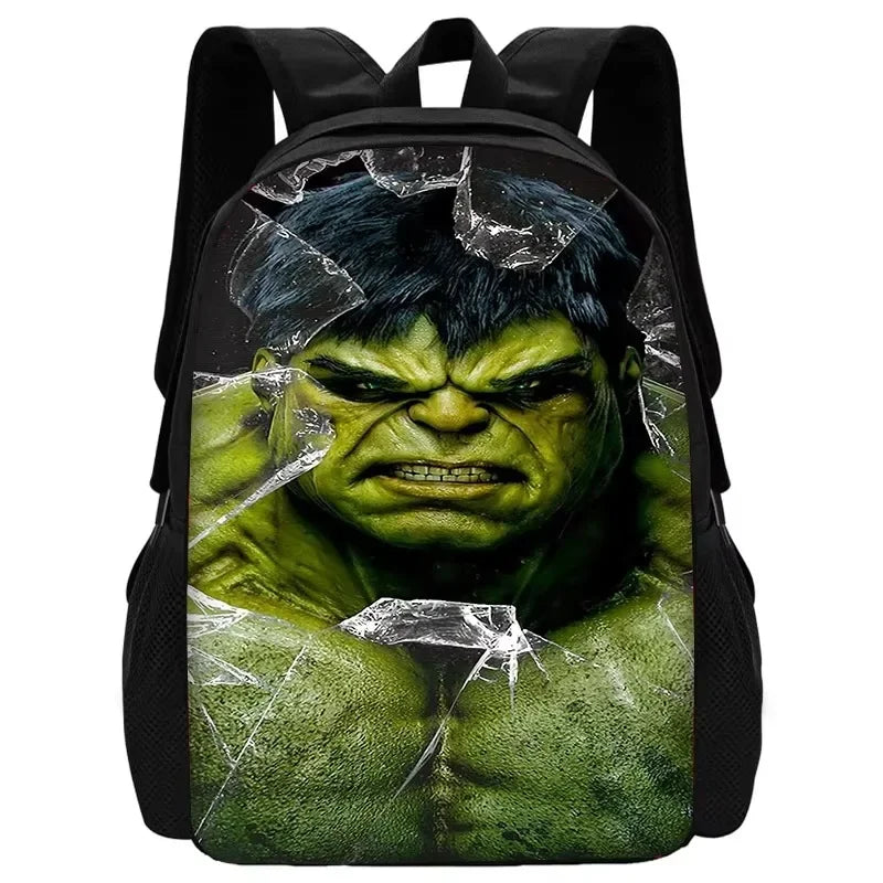 Hulk Kinderrucksack - Gesicht mit zerbrochenem Glaseffekt