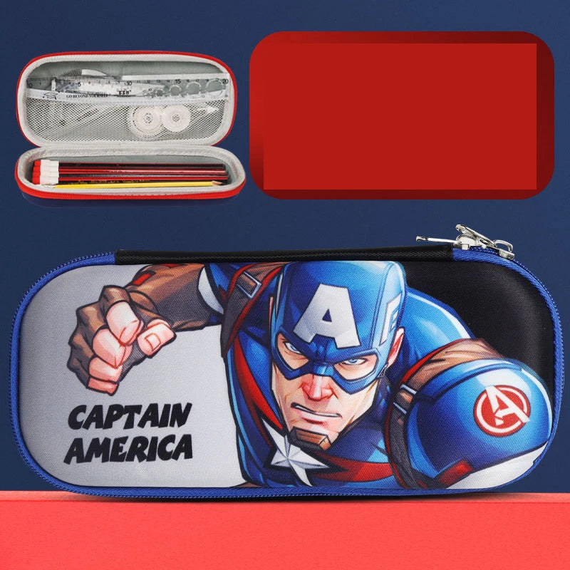 Captain America Federmäppchen - Ovales Reißverschlussetui