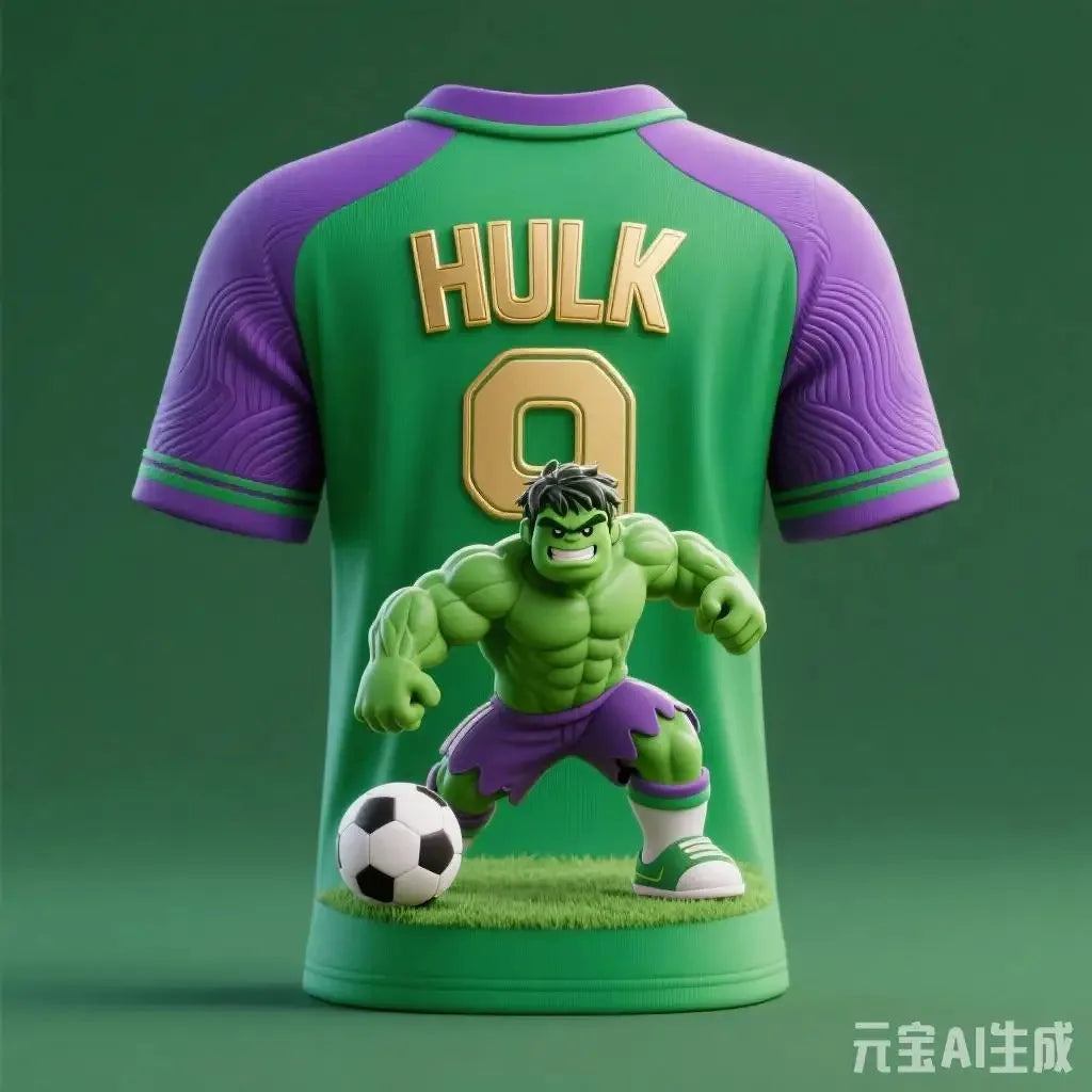 Fußballtrikot Avengers Hulk - Lila & Grün #9
