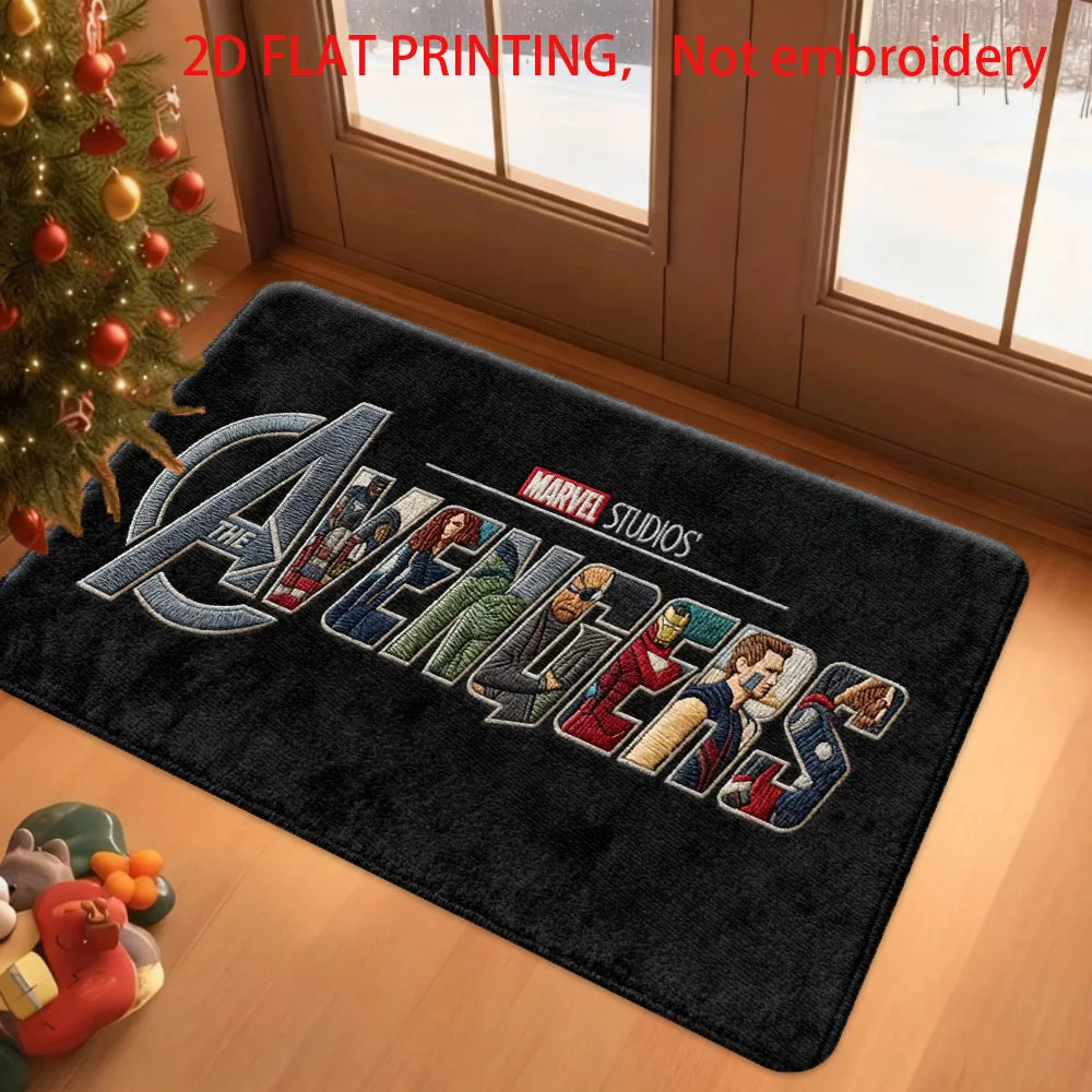 Marvel Avengers Teppich – Mehrfarbiges Comic-Mosaik-Design