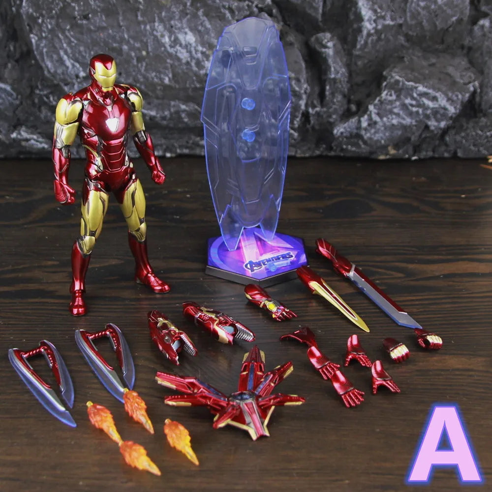 ZD Toys Iron Man MK85 2.0 LED Figur - Komplettset Variante A3
