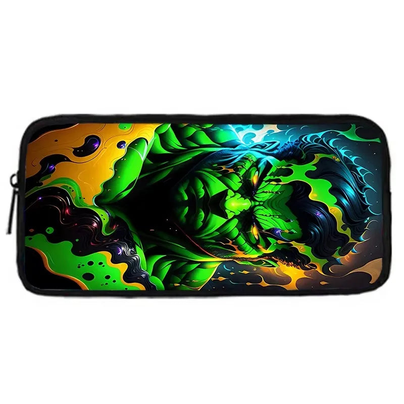 Hulk Federmäppchen – Psychedelische Neon Abstrakte Kunst V2