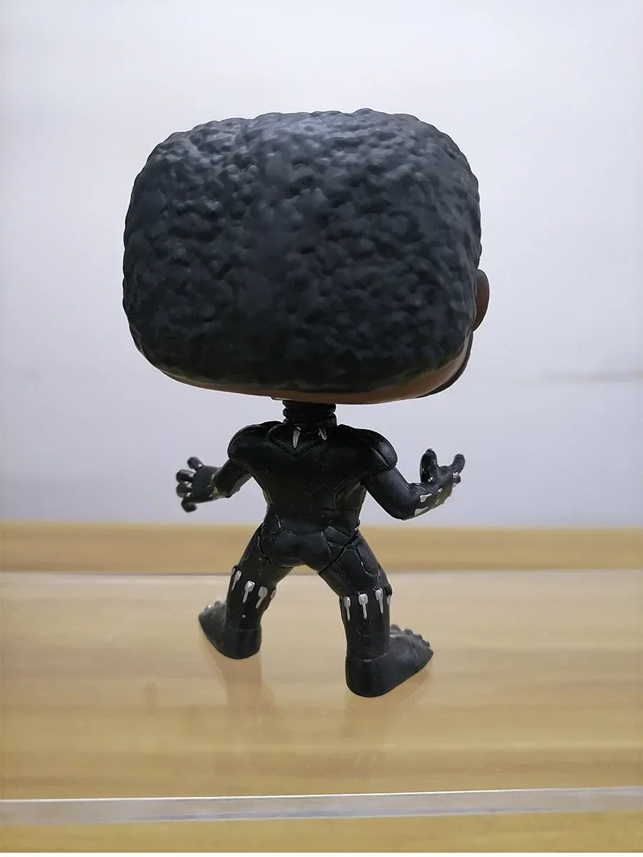 Vinylfigur Black Panther Funko-Stil – Unmaskiert