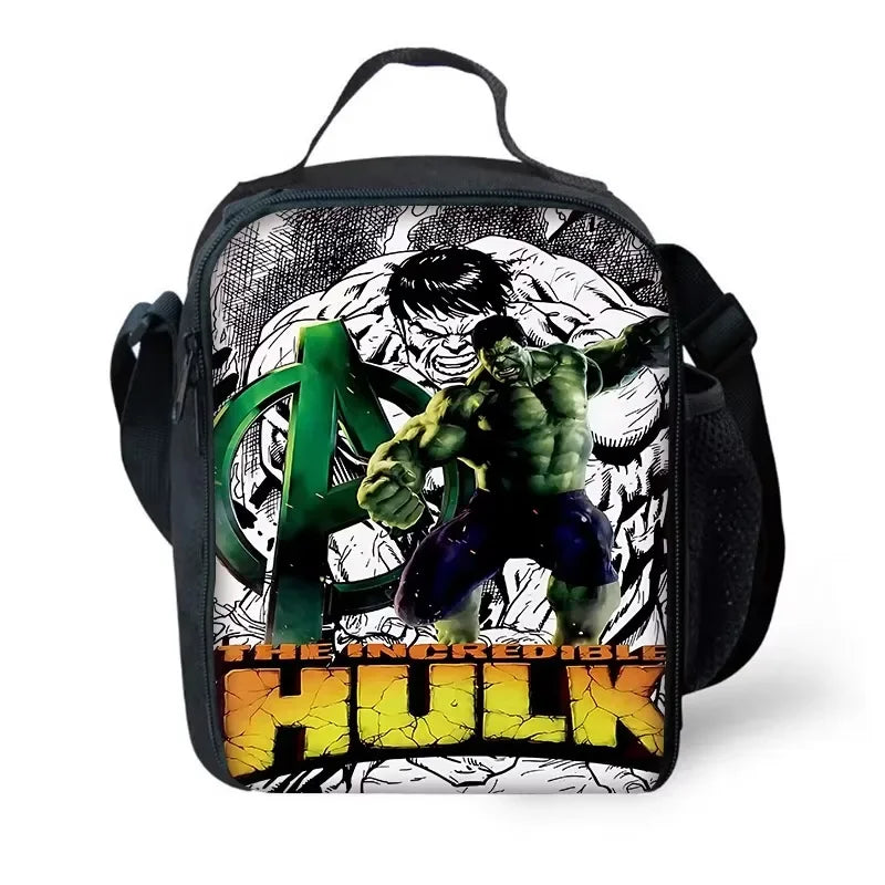 Kinder Brotdose Hulk - The Incredible Hulk Logo Avengers Grün