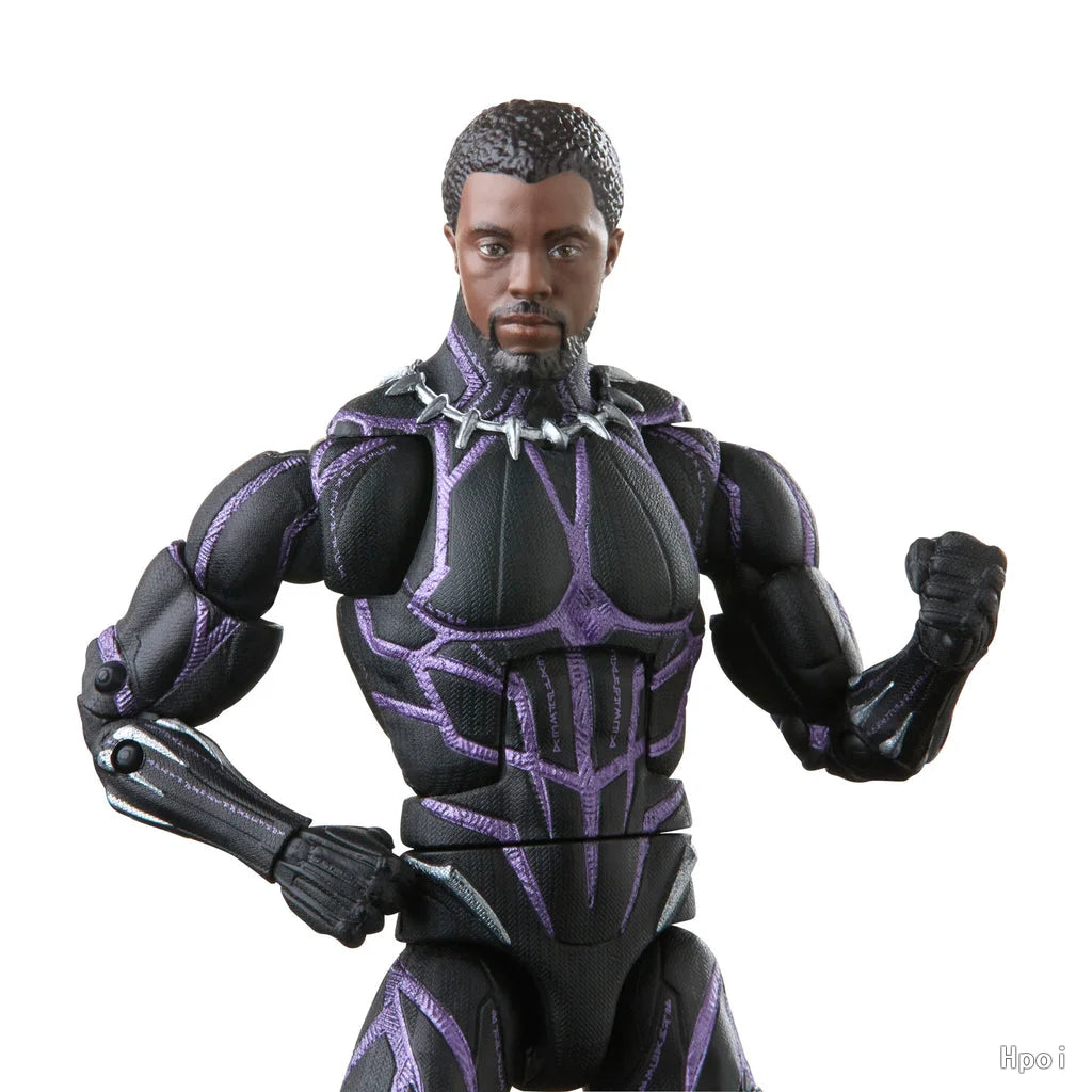 Hasbro Marvel Legends Black Panther Actionfigur – Schwarz-violetter Anzug, beweglich