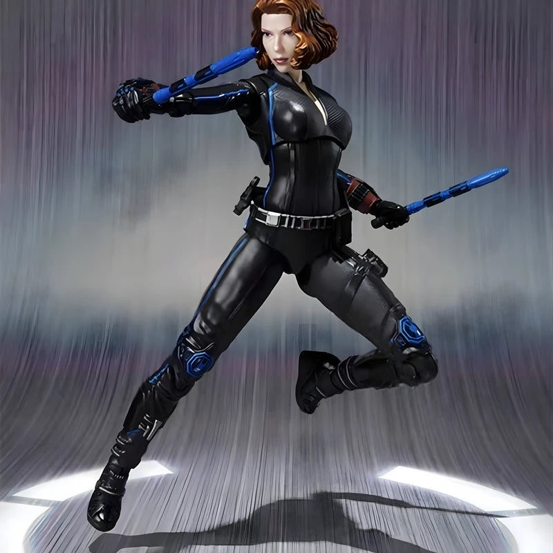Marvel Legends Black Widow Figur – Realistischer Leuchtanzug