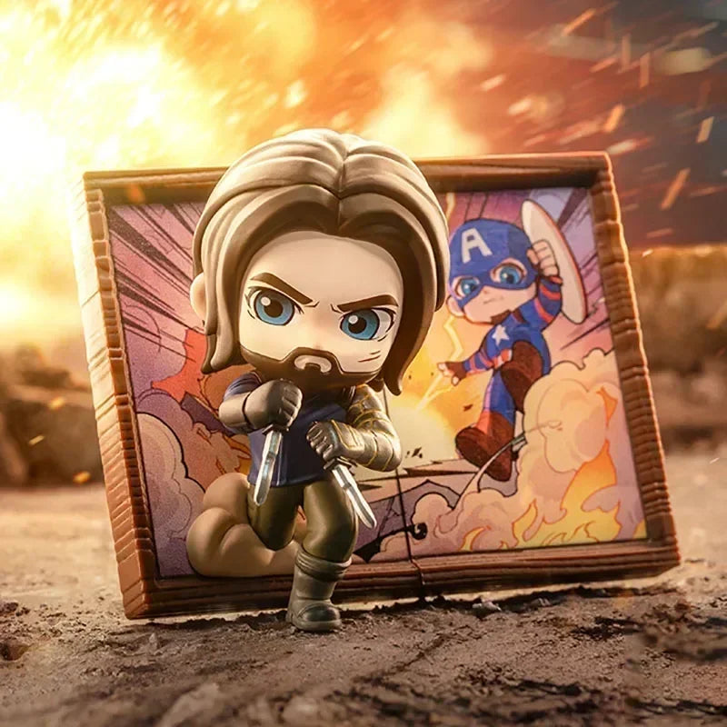 Blind Box POP MART Marvel Fotorahmen - Serie 2 Überraschungsfigur