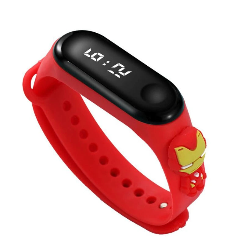 LED Avengers Uhr - Kinder Wasserdicht Superheld