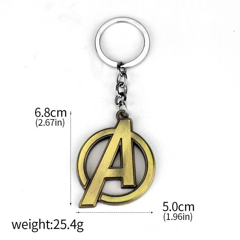 Schlüsselanhänger Avengers Logo A - Bronze Glatt