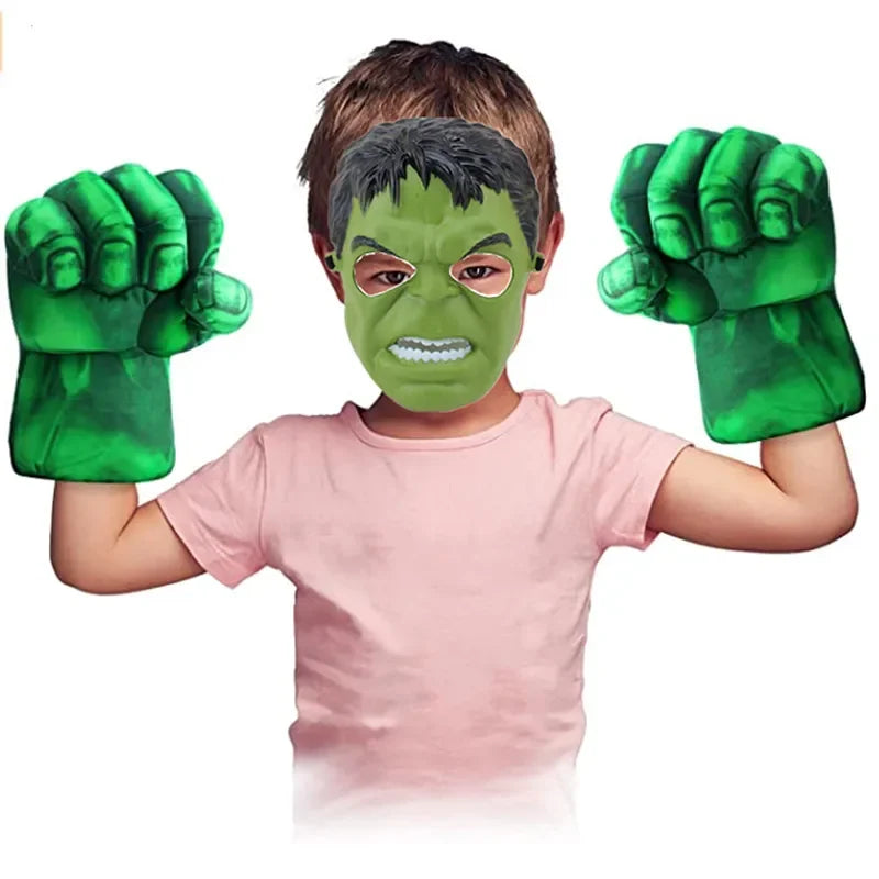 Kampfhandschuhe Kinder Avengers Hulk - Maske & Fäuste