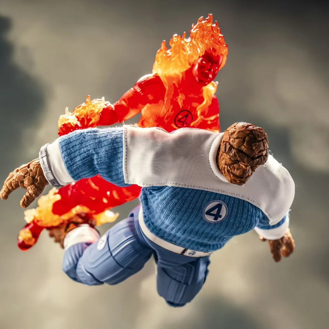 Figur The Thing – Blau-weiße Fantastische Vier Uniform