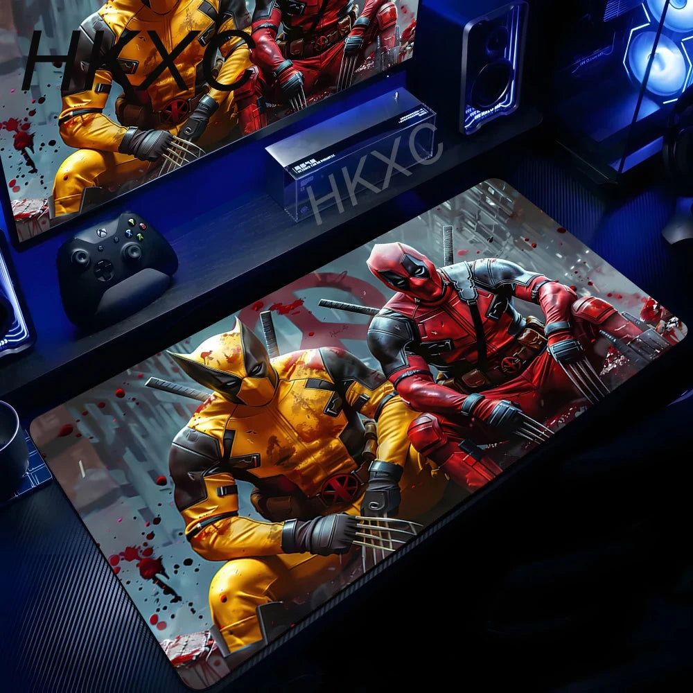Marvel Deadpool & Wolverine Mauspad – Zerstörte Stadt Duo