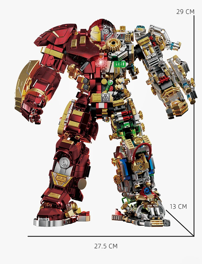 Avengers Iron Man Hulkbuster Minifigur aus Klemmbausteinen – 2653 Teile