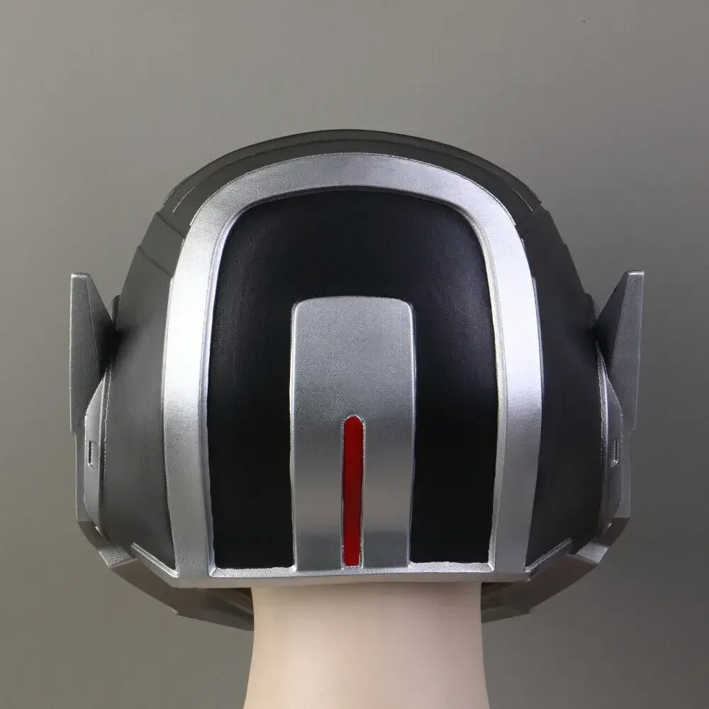 Ant-Man and the Wasp Cosplay-Helm - Silber und Schwarz mit violetter Blende