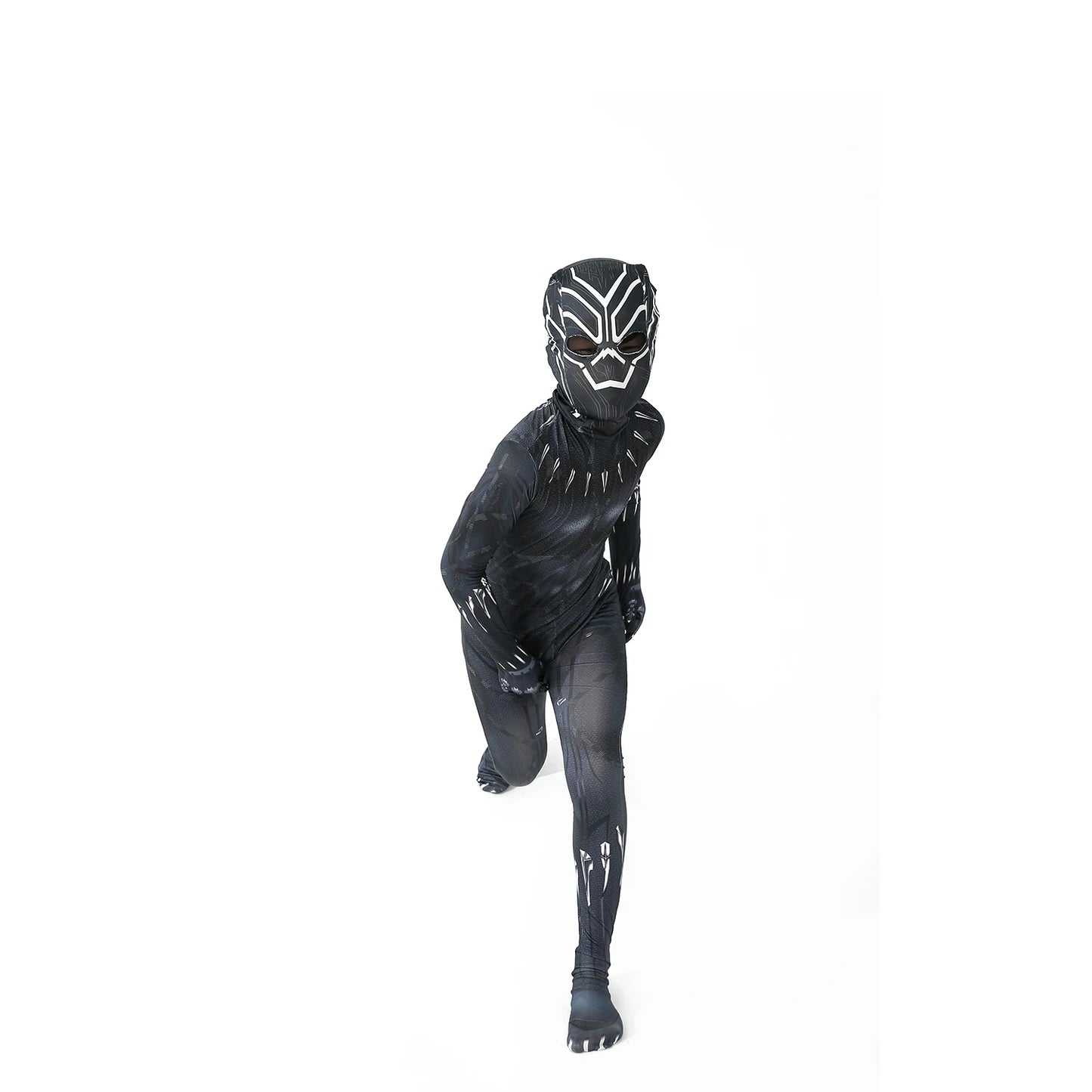 Black Panther Kostüm - Ganzkörperanzug mit Maske