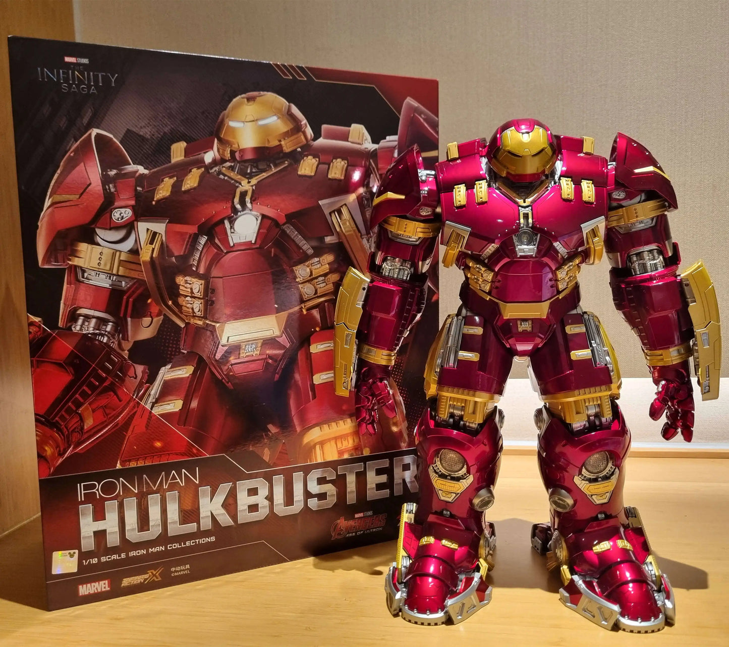 ZD Toys Iron Man MK44 Hulkbuster Figur – LED 36cm