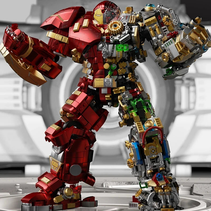 Set Bausteine Iron Hero Mecha - Extreme Edition Transparenter Schnitt