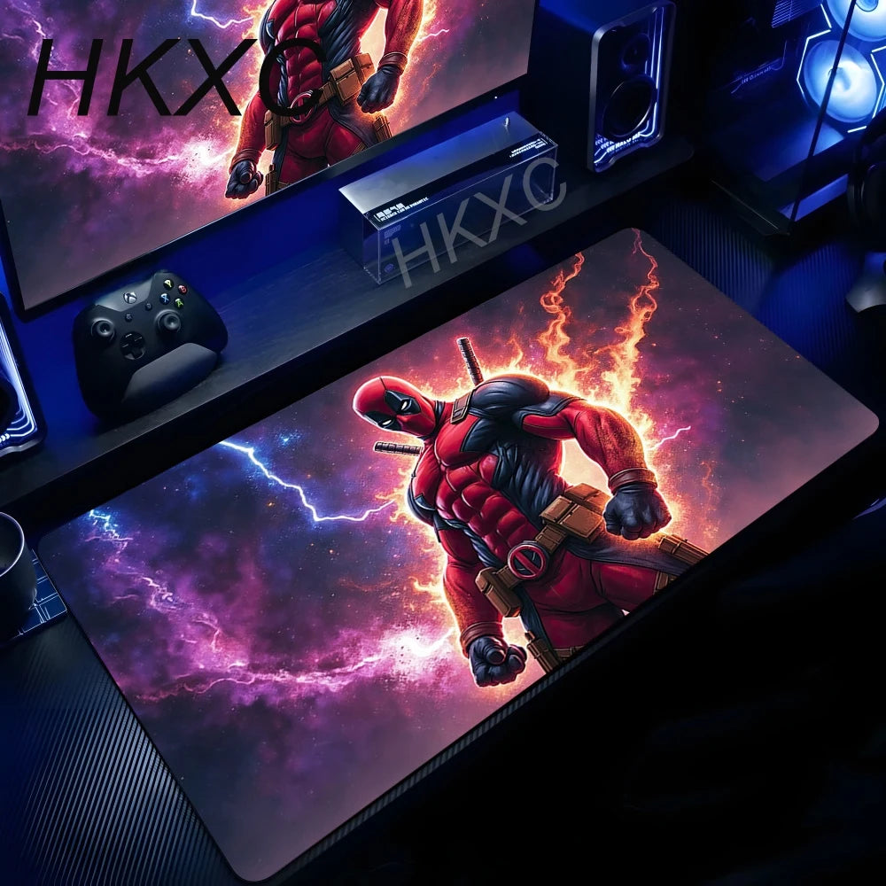 Marvel Deadpool Mauspad - Lila Nebelflammen