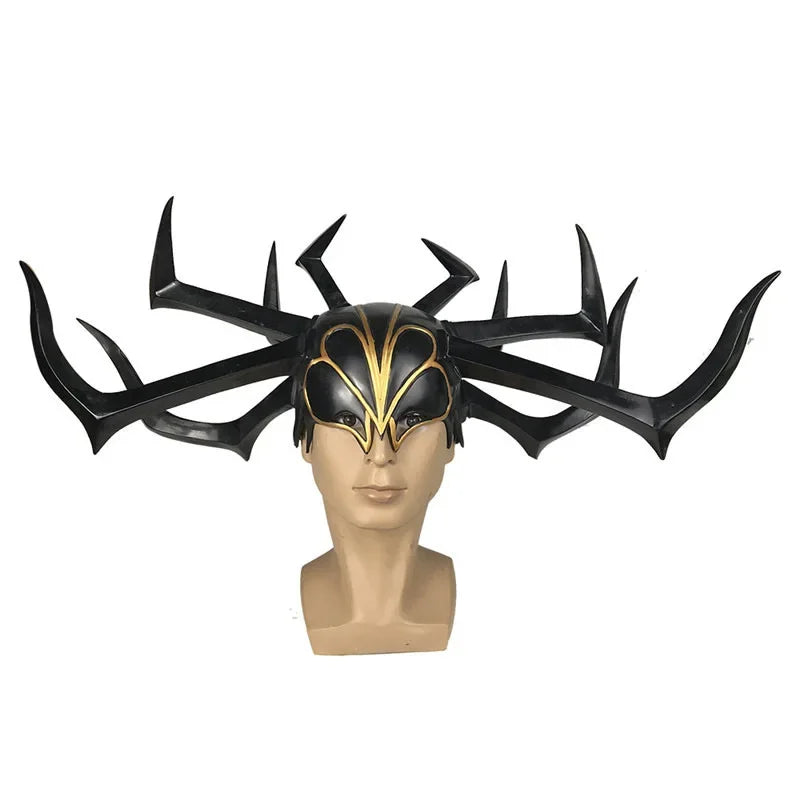 Hela Cosplay Helm – Göttin des Todes Schwarze Krone
