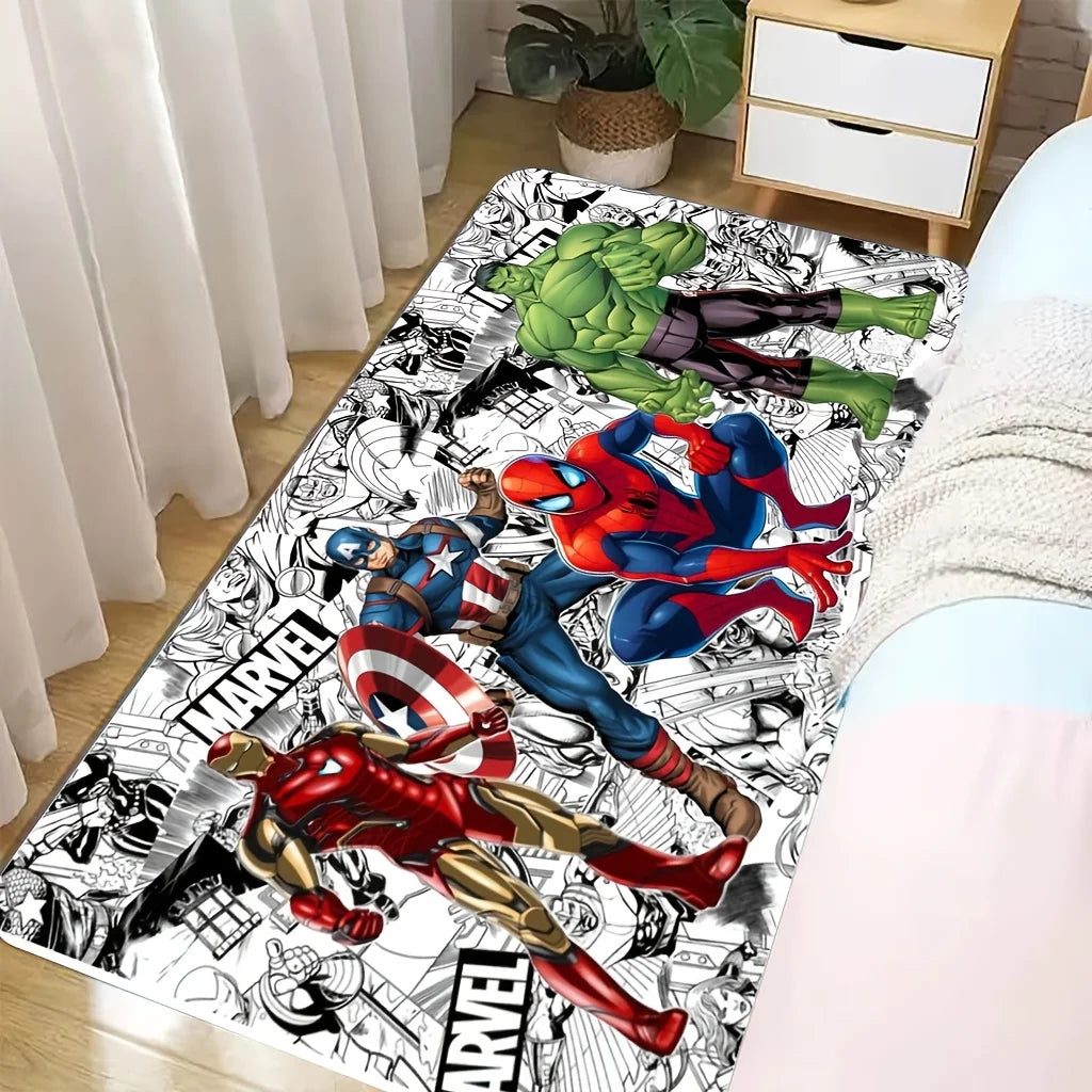 Avengers Iron Man Teppich - Flug über die Erde
