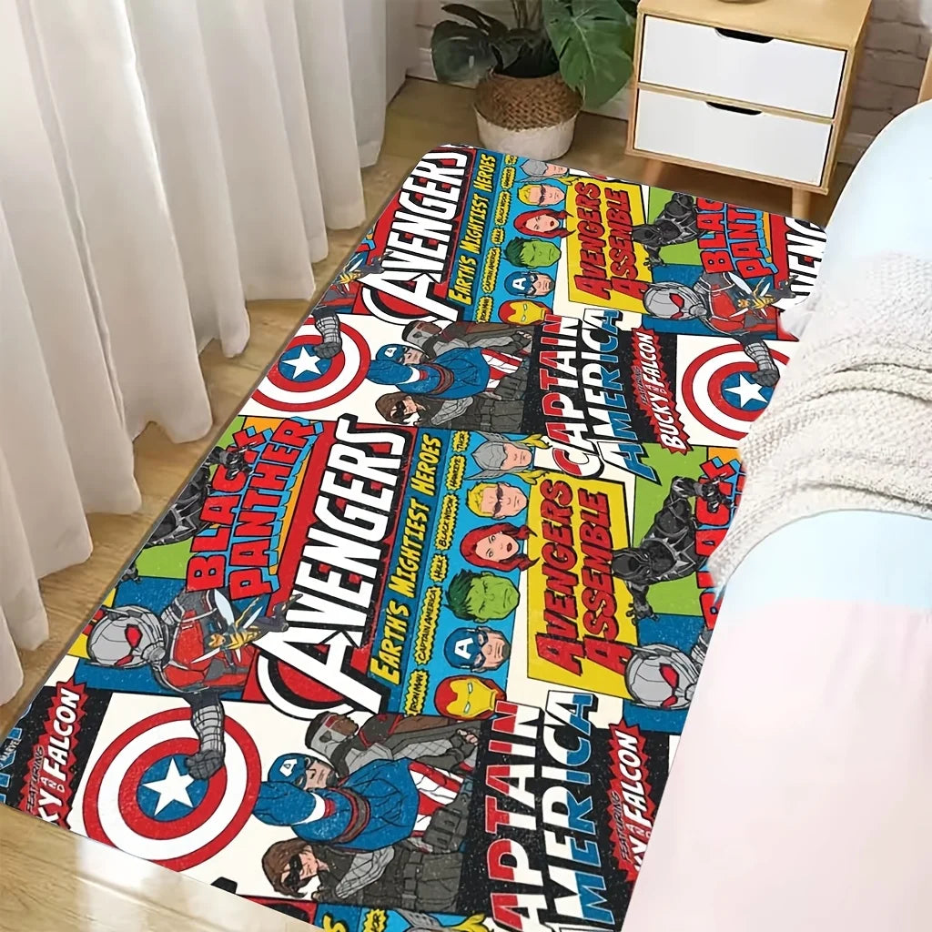 Avengers Hulk Teppich – Flammende Explosionsrauch