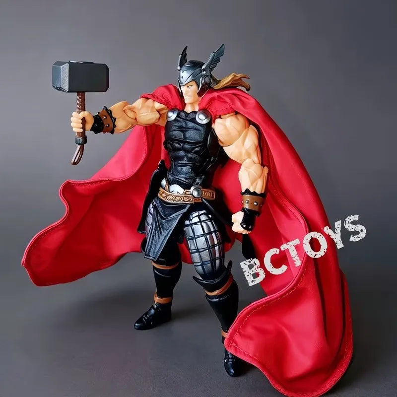 Thor Revoltech Yamaguchi Figur - Comic-Stil BC Toys Gelenkfigur