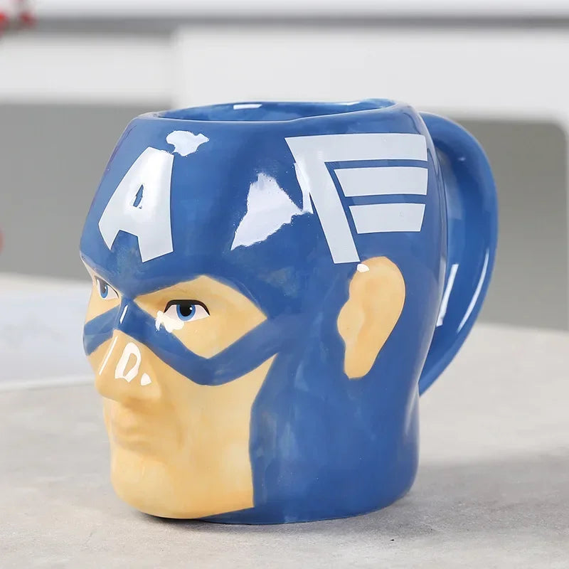 3D Keramiktasse Captain America - Helm-Kopf