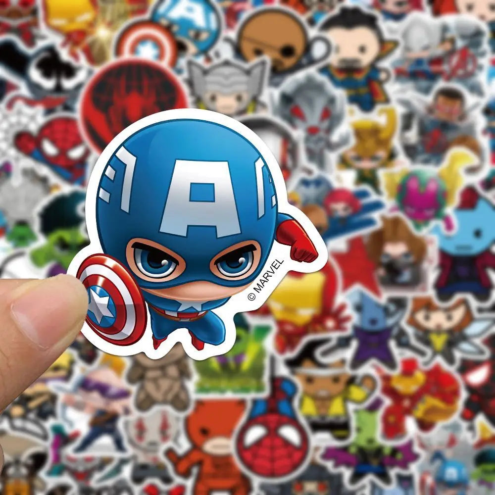 Avengers-Sticker – 50 wasserdichte Aufkleber im Set