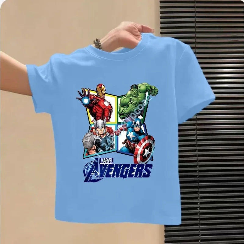 Kinder T-Shirt Avengers - Avengers Logo Design Blau