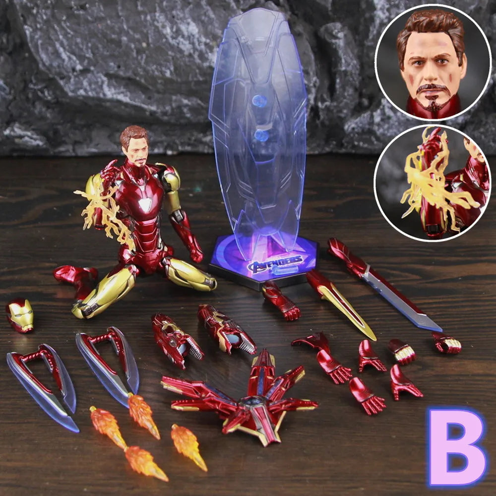 ZD Toys Iron Man MK85 2.0 LED Figur - Schildsockel Variante B