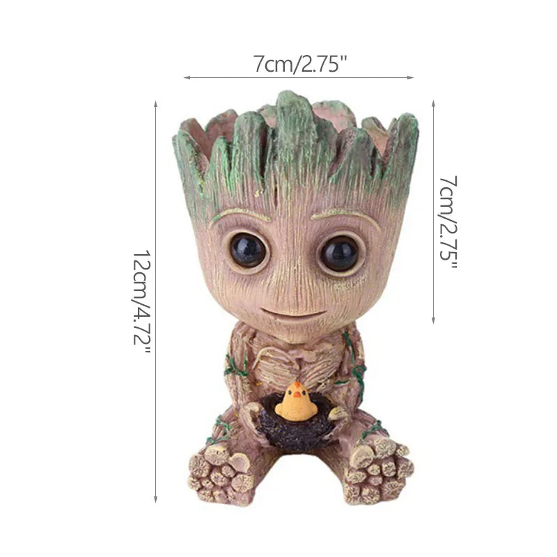 Baby Groot Pflanzentopf – Bleistifthalter mit verschiedenen Posen zur Aufbewahrung
