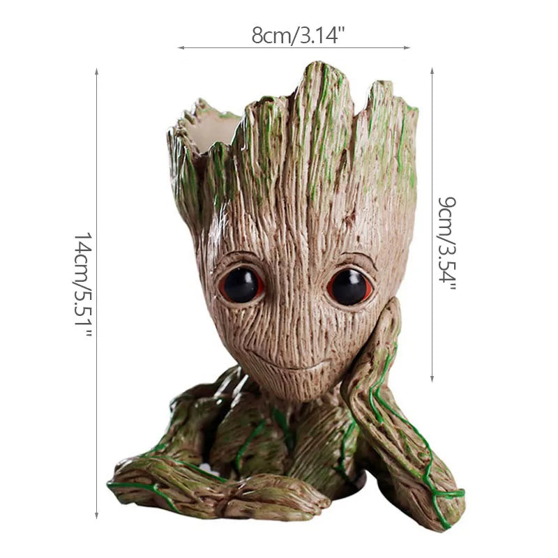 Baby Groot Pflanzentopf – Bleistifthalter mit verschiedenen Posen zur Aufbewahrung