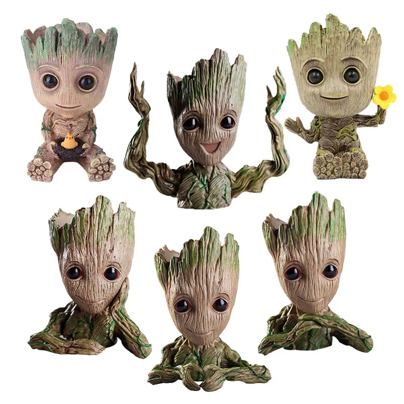 Baby Groot Pflanzentopf – Bleistifthalter mit verschiedenen Posen zur Aufbewahrung