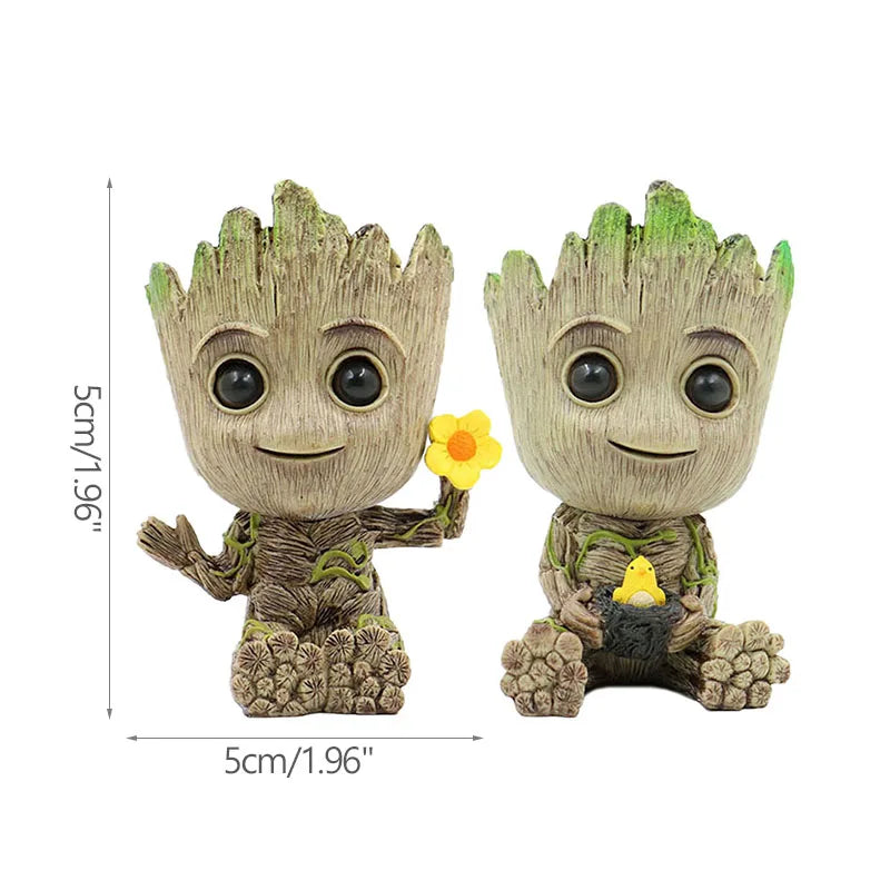 Baby Groot Pflanzentopf – Bleistifthalter mit verschiedenen Posen zur Aufbewahrung