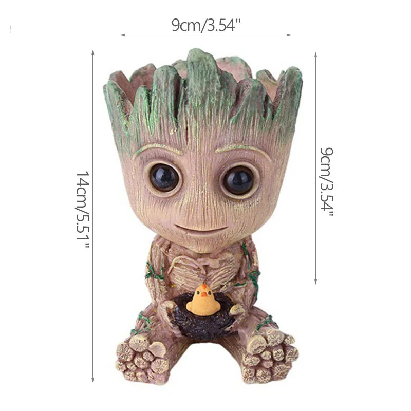 Baby Groot Pflanzentopf – Bleistifthalter mit verschiedenen Posen zur Aufbewahrung