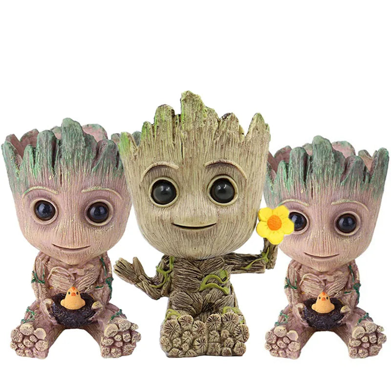 Baby Groot Pflanzentopf – Bleistifthalter mit verschiedenen Posen zur Aufbewahrung