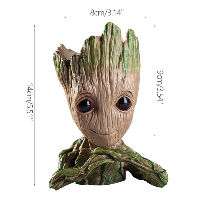 Baby Groot Pflanzentopf – Bleistifthalter mit verschiedenen Posen zur Aufbewahrung