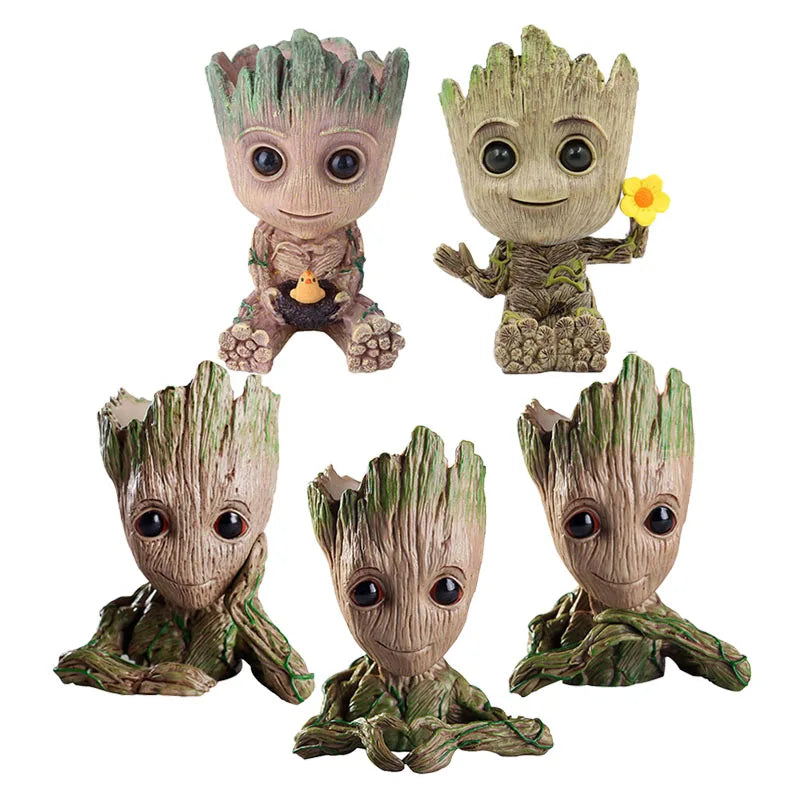 Baby Groot Pflanzentopf – Bleistifthalter mit verschiedenen Posen zur Aufbewahrung