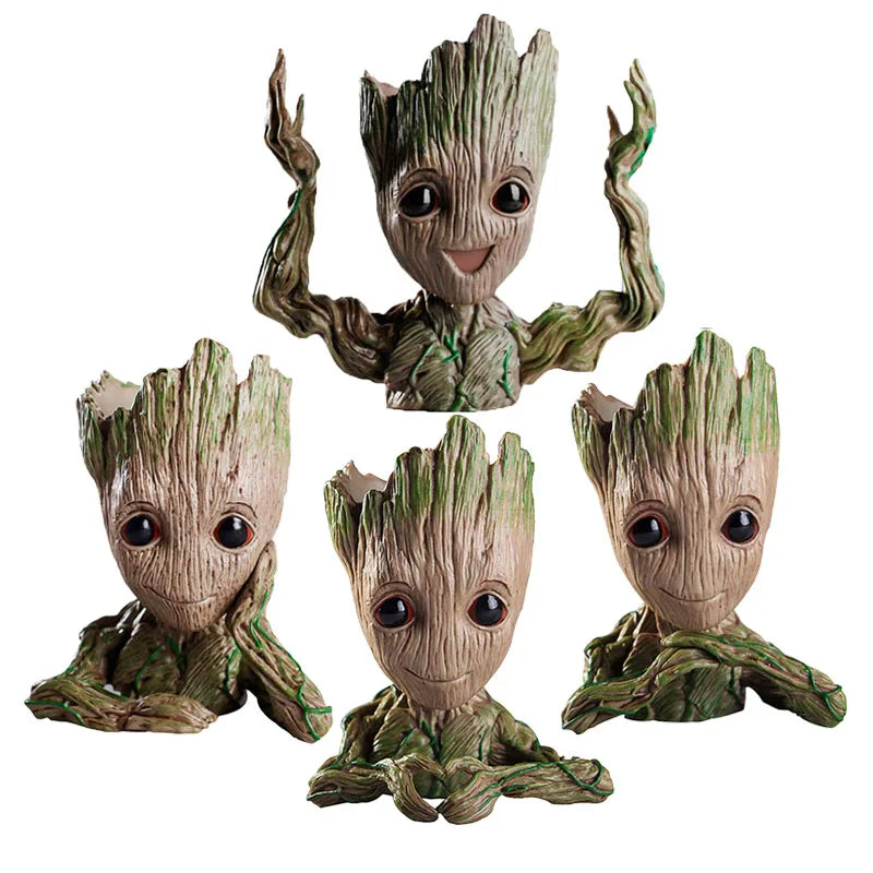 Baby Groot Pflanzentopf – Bleistifthalter mit verschiedenen Posen zur Aufbewahrung