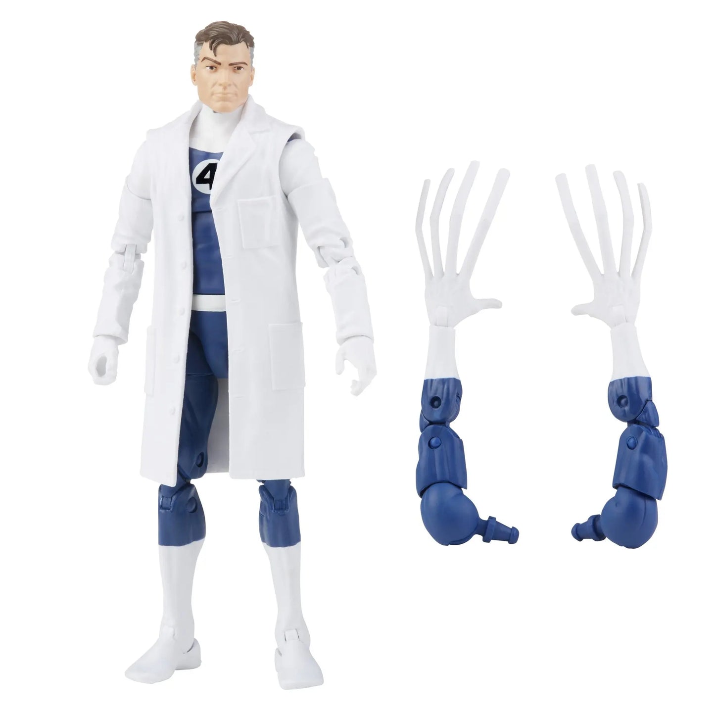 Marvel Legends Fantastic Four Retro Wave Actionfigur – Das Ding, menschliche Fackel, Invisible Woman, Mr. Fantastisch, Psycho-Man 6 Zoll