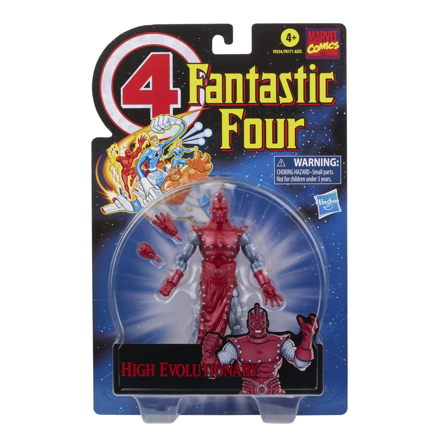 Marvel Legends Fantastic Four Retro Wave Actionfigur – Das Ding, menschliche Fackel, Invisible Woman, Mr. Fantastisch, Psycho-Man 6 Zoll