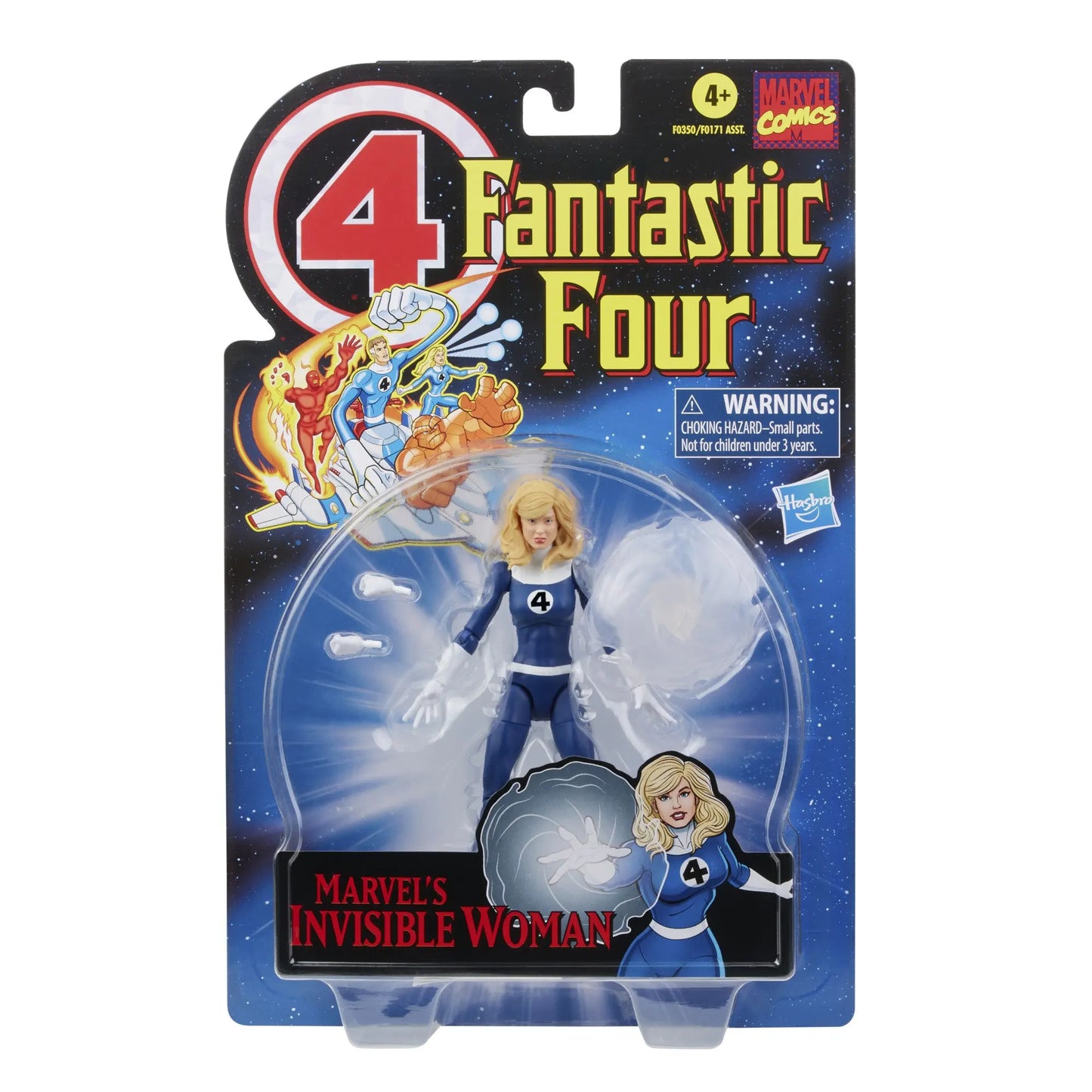 Marvel Legends Fantastic Four Retro Wave Actionfigur – Das Ding, menschliche Fackel, Invisible Woman, Mr. Fantastisch, Psycho-Man 6 Zoll