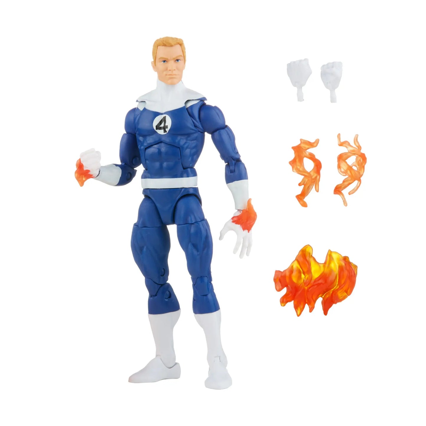 Marvel Legends Fantastic Four Retro Wave Actionfigur – Das Ding, menschliche Fackel, Invisible Woman, Mr. Fantastisch, Psycho-Man 6 Zoll