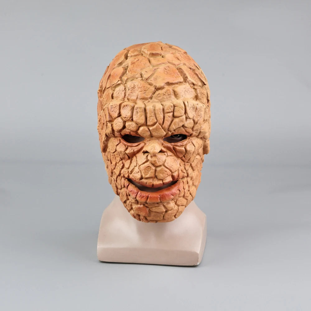 Maske und Handschuhe Das Ding - Cosplay Fantastic Four Latex Erwachsene