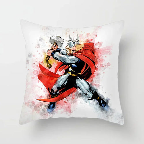 Kissenbezug Thor – Aquarell Hammerschlag