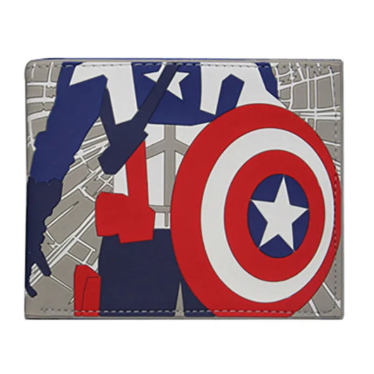 Portemonnaie Avengers Captain America – Comic Blau