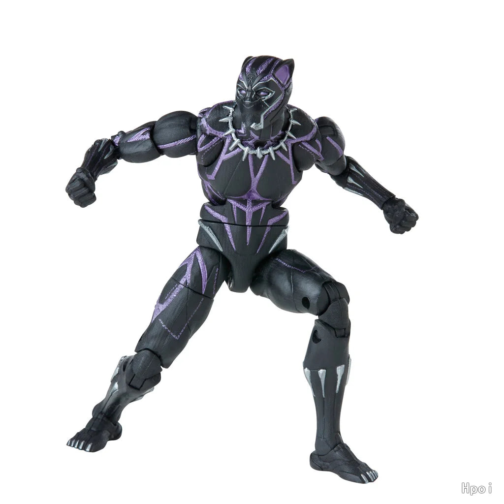 Hasbro Marvel Legends Black Panther Actionfigur – Schwarz-violetter Anzug, beweglich