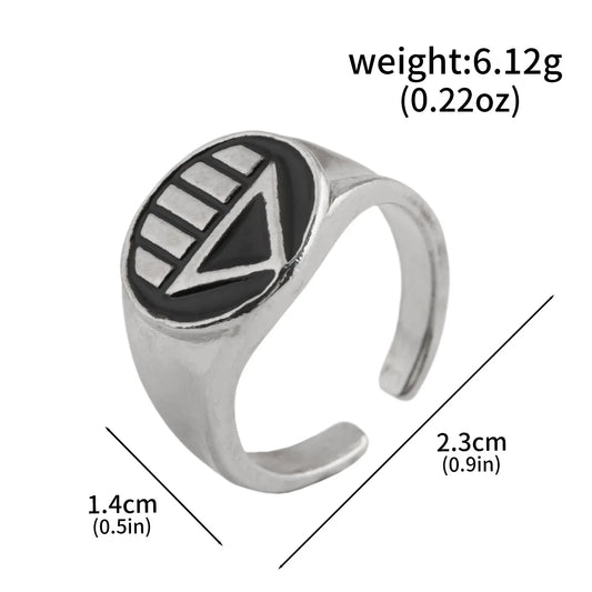Avengers-Ring – Schwarzer Vision-Dreieck