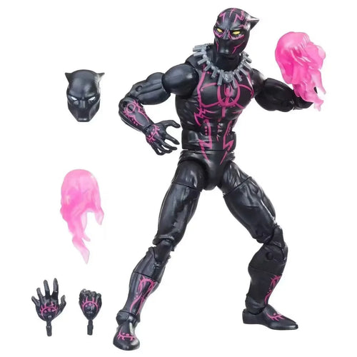 Marvel Legends Black Panther Figur – Vibranium-Anzug Rosa Effekte 15cm
