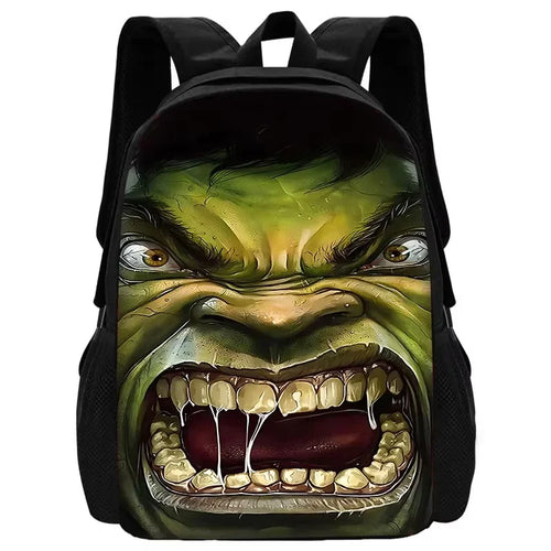 Kinderrucksack Hulk – offener Mund detaillierte Zähne